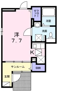 ラルーチェ【1階】の間取り