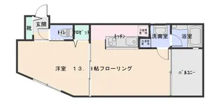 ナヴィール・ド・ミューズ【1階】の間取り