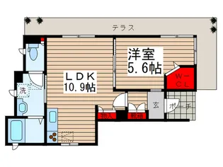 アユキハイム【1階】の間取り