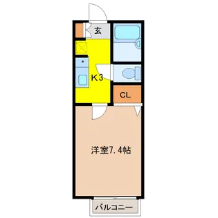 エスポワール【2階】の間取り