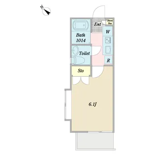 ファインベル3富士見ヶ丘【2階】の間取り