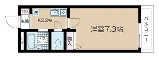 メゾンクレール【3階】の間取り