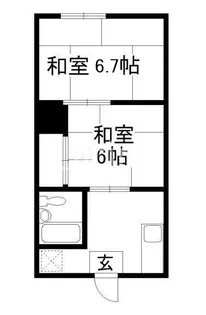 RIVER SIDE 青山【4階】の間取り