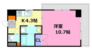 ベラ福本【4階】の間取り