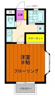 ハイツフラリッシュ【2階】の間取り