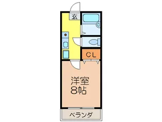 末広15番館【2階】の間取り