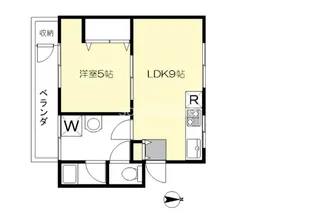 一ツ木 マンション【2階】の間取り
