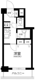 プレール・ドゥーク文京本駒込【9階】の間取り