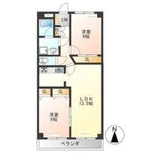 ネオニシキ【4階】の間取り