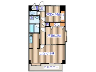 小鶴八番館【1階】の間取り