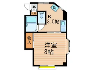 金子ハイム【3階】の間取り