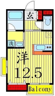 コラール五反野【2階】の間取り