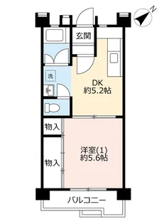UR真砂第二【7階】の間取り