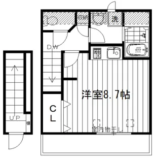 メゾンWASEDA【2階】の間取り