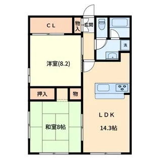 リブリ・La Luce【1階】の間取り