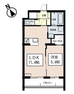 クレール葵西5丁目【2階】の間取り