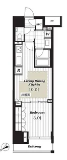 オープンレジデンシア日本橋横山町【13階】の間取り