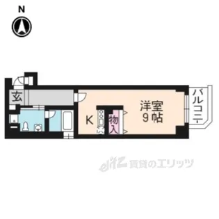 SHICATAONZEBLDG【4階】の間取り