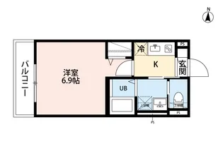 robot home 前原II【3階】の間取り