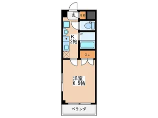 パークサイドフラット【2階】の間取り