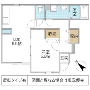 CLASSE表原【1階】の間取り