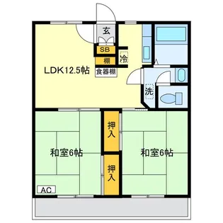 石黒マンション【2階】の間取り