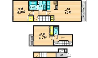 メゾンソレイユの間取り