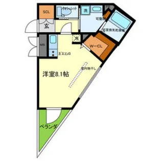 CASA+α OTSUKYO【3階】の間取り