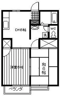 クレセールSOKI【1階】の間取り