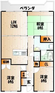 エクセレント中井【6階】の間取り