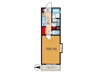 サザンクレスト綾瀬【2階】の間取り