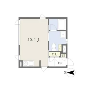 COZY菊井【3階】の間取り