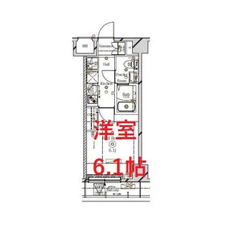 ラフィスタ川崎III【4階】の間取り