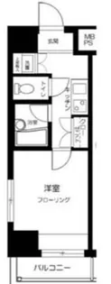 ルーブル高円寺弐番館【5階】の間取り
