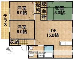 セジュールKOA【1階】の間取り