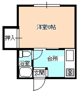 プリンセスコート【1階】の間取り