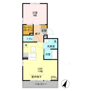 ベルレージュ【2階】の間取り