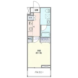 クレヴィスタ板橋西台III【7階】の間取り