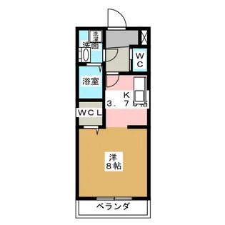 カーサタチバナ【1階】の間取り