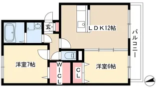 メゾン カレリア【1階】の間取り