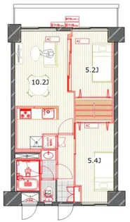PARK MODERN つつじヶ丘【7階】の間取り