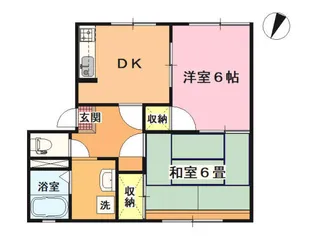 フレグランス吉田【1階】の間取り