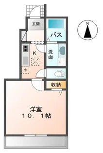 エスポワールIII【1階】の間取り