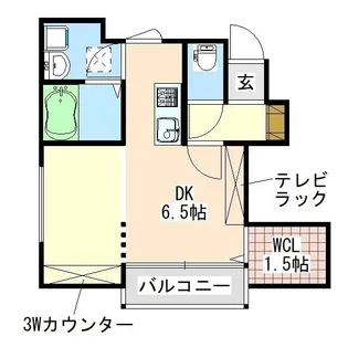Maison calme【1階】の間取り