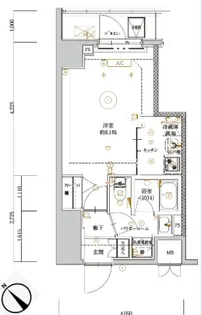 ARTESSIMO ESK【4階】の間取り