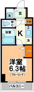 トーシンフェニックス初台弐番館【3階】の間取り
