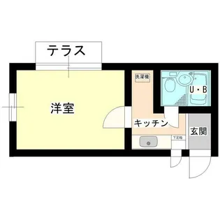 ジュネパレス松戸第156【1階】の間取り