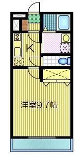 サン・ローズ【1階】の間取り