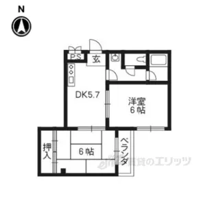 ハイム光月【3階】の間取り