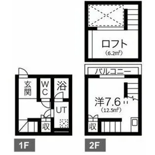 ミッドエステート中村の間取り